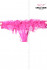 Podvazkové sexy tanga Relish - Růžová